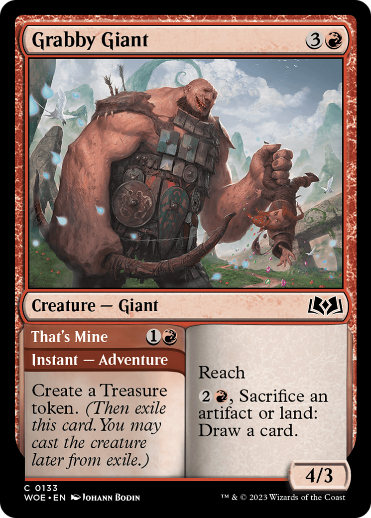 Grabby Giant // That's Mine (WOE-133) (Foil)