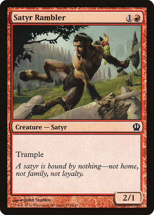 Satyr Rambler (THS-139) (Foil)