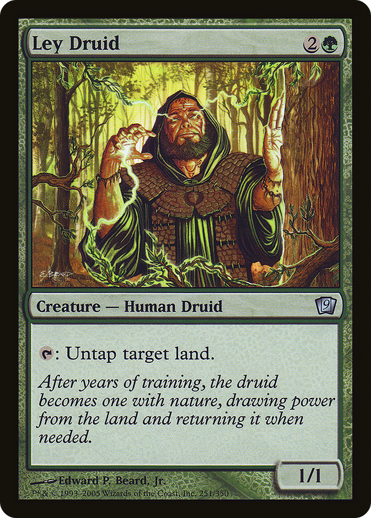 Ley Druid (9ED-251★) (Foil)