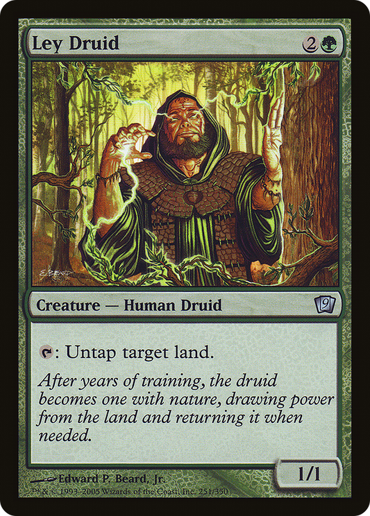 Ley Druid (9ED-251★) (Foil)
