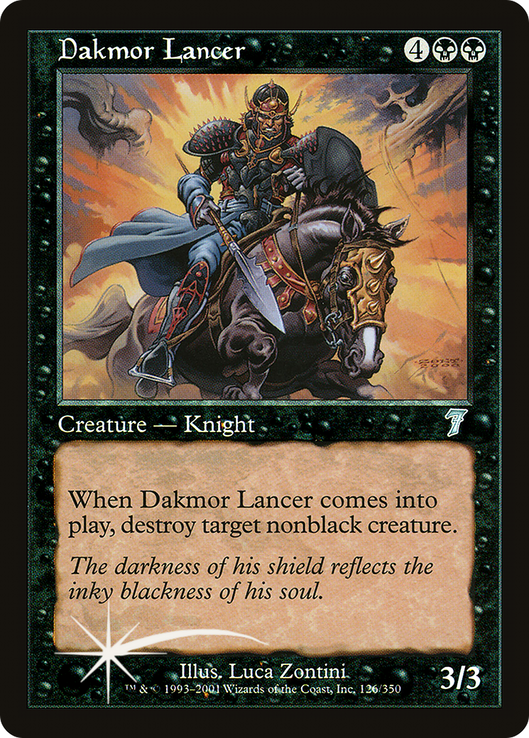 Dakmor Lancer (7ED-126★) (Foil)