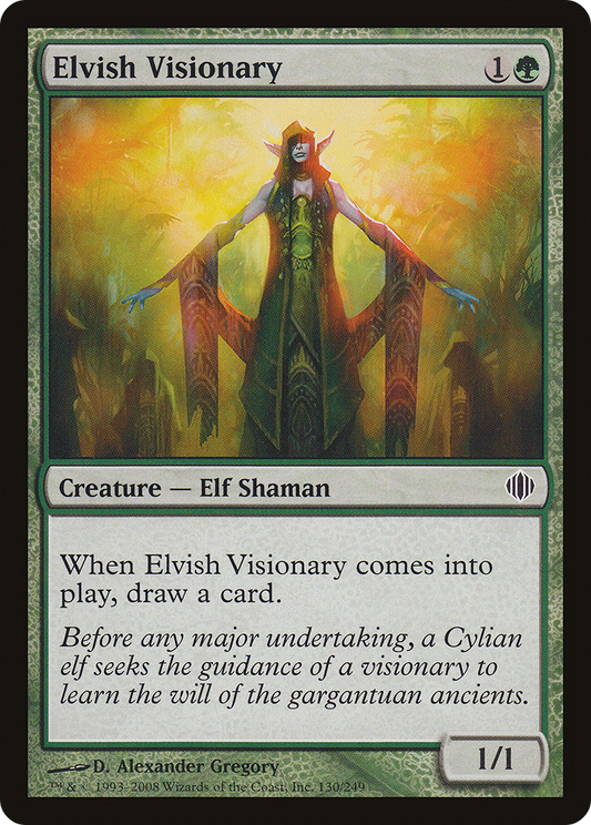Elvish Visionary (ALA-130) (Foil)