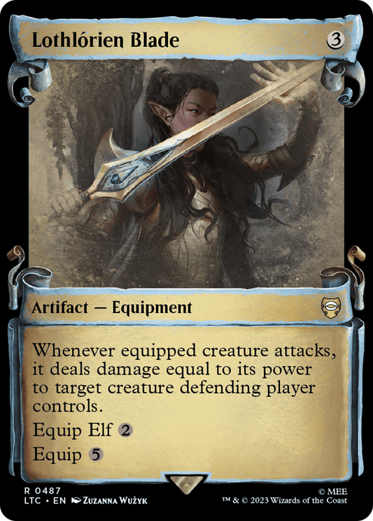 Lothlórien Blade (LTC-487) (Showcase) (Scroll) (Foil)