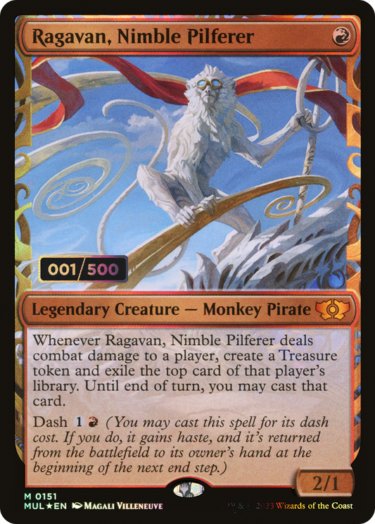 Ragavan, Nimble Pilferer (MUL-151Z) (Showcase) (Foil) (Serialized)