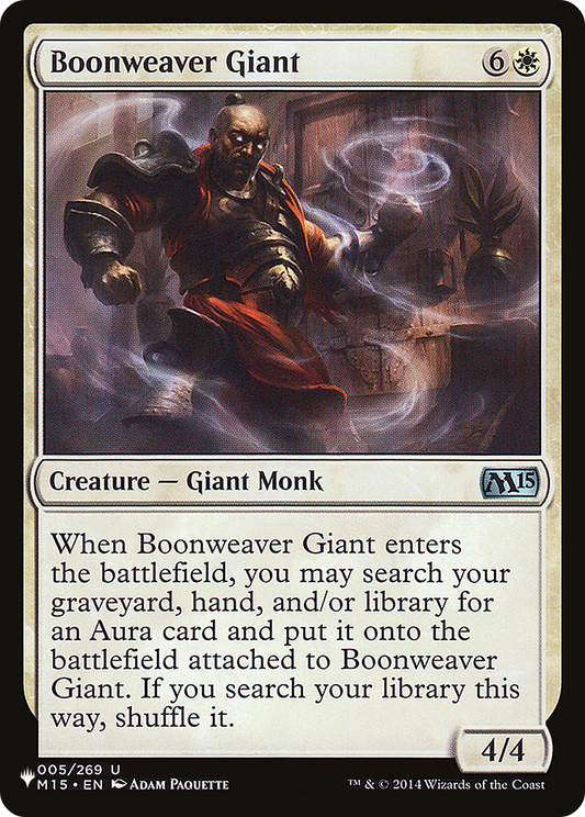 Boonweaver Giant (LIST-M15-5)