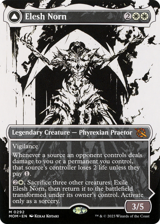 Elesh Norn // The Argent Etchings (MOM-292) (Showcase) (Borderless)