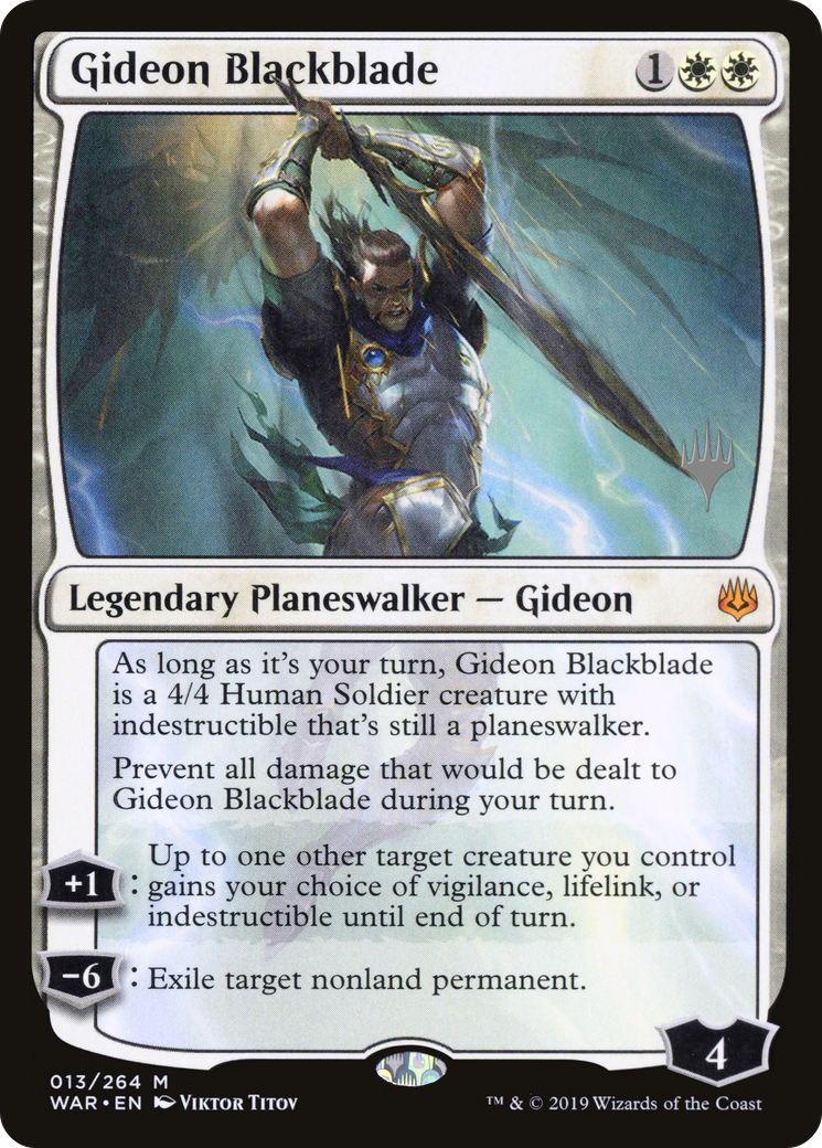 Gideon Blackblade (PPELD-13P) (Foil)