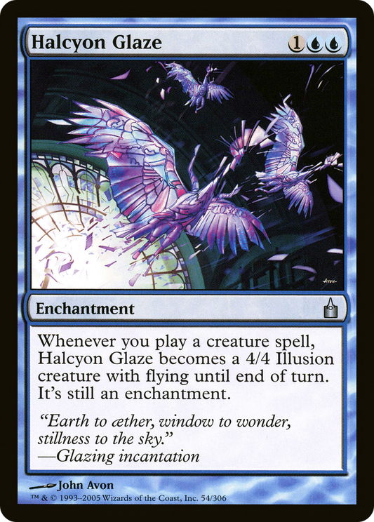 Halcyon Glaze (RAV-054) (Foil)