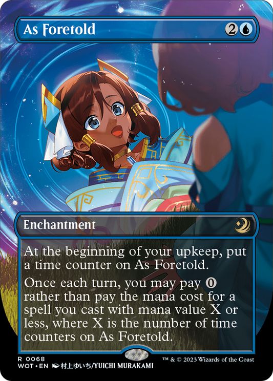 As Foretold (WOT-068) (Borderless) (Foil)