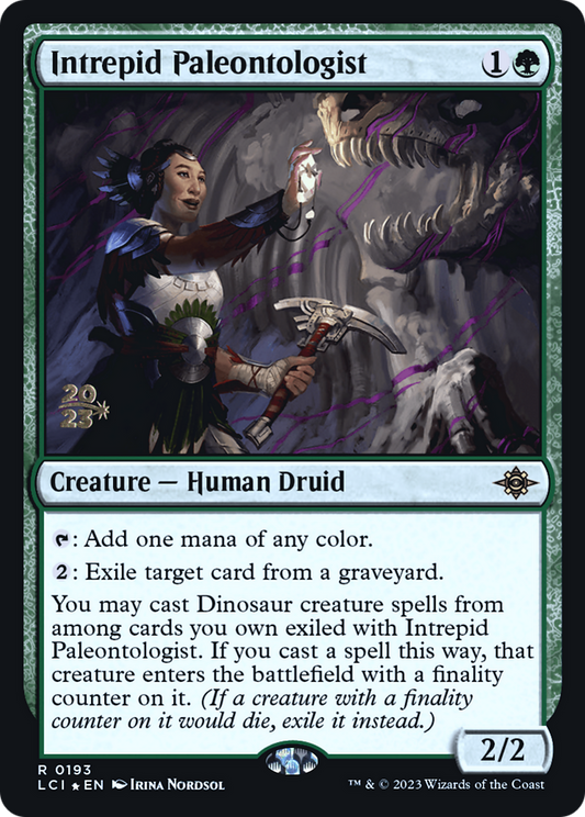 Intrepid Paleontologist (PRE-193S) (Foil)