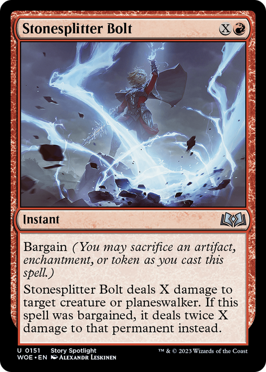Stonesplitter Bolt (WOE-151) (Foil)