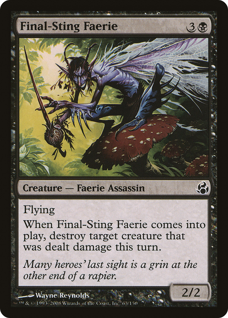 Final-Sting Faerie (MOR-063) (Foil)