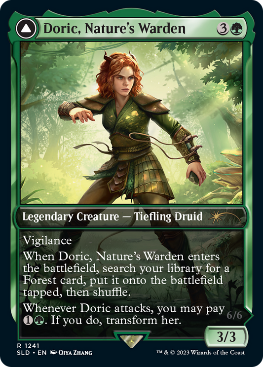 Doric, Nature's Warden // Doric, Owlbear Avenger (SLD-1241) (Foil)
