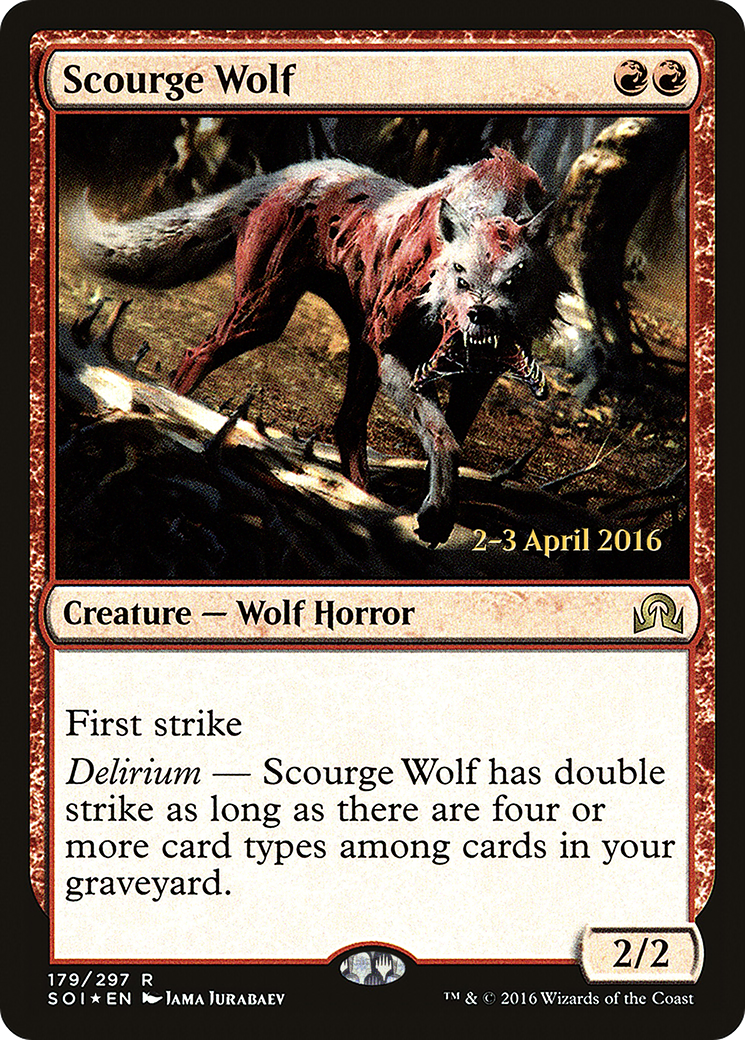Scourge Wolf (PRE-179S) (Foil)