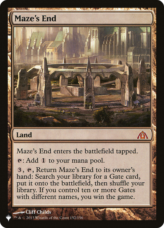 Maze's End (LIST-DGM-152)