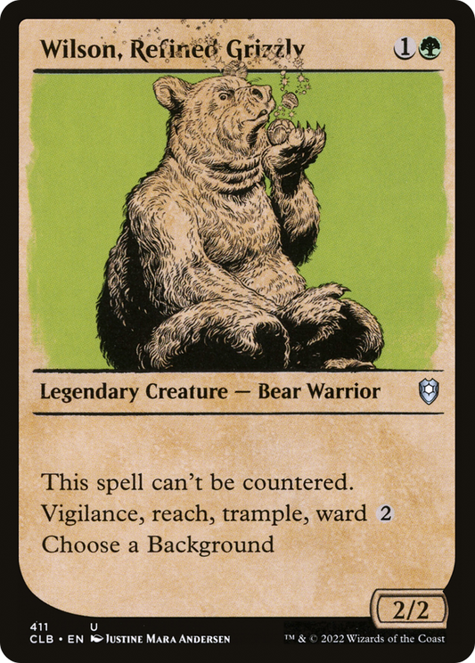 Wilson, Refined Grizzly (CLB-411) (Showcase) (Foil)
