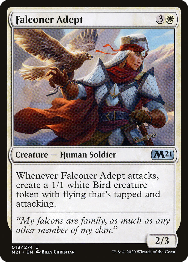 Falconer Adept (M21-018) (Foil)