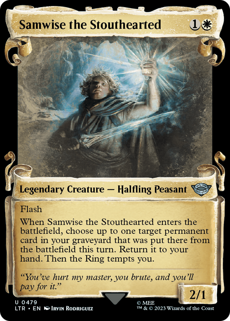 Samwise the Stouthearted (LTR-479) (Showcase) (Scroll) (Foil)