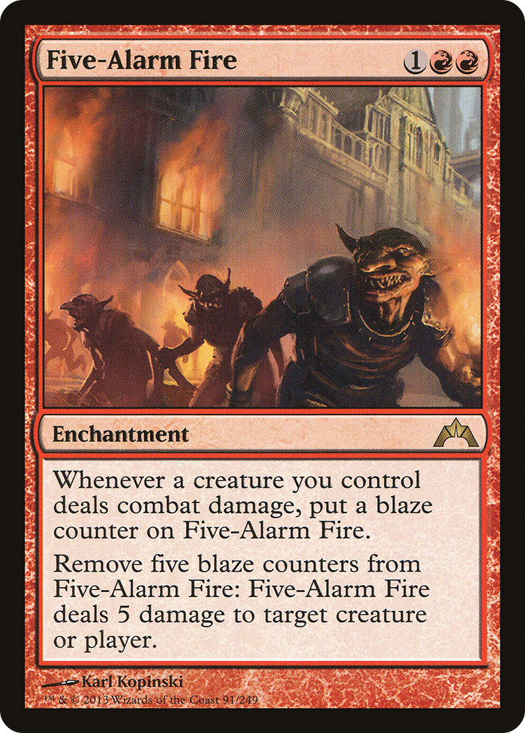 Five-Alarm Fire (GTC-091) (Foil)