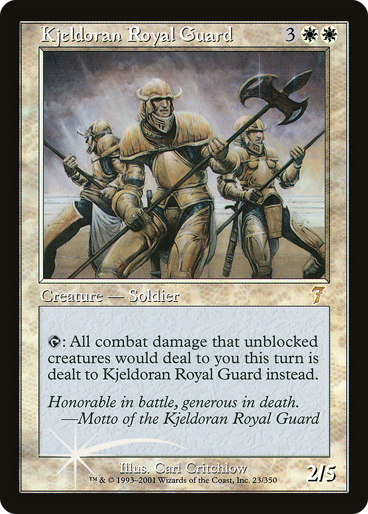 Kjeldoran Royal Guard (7ED-023★) (Foil)