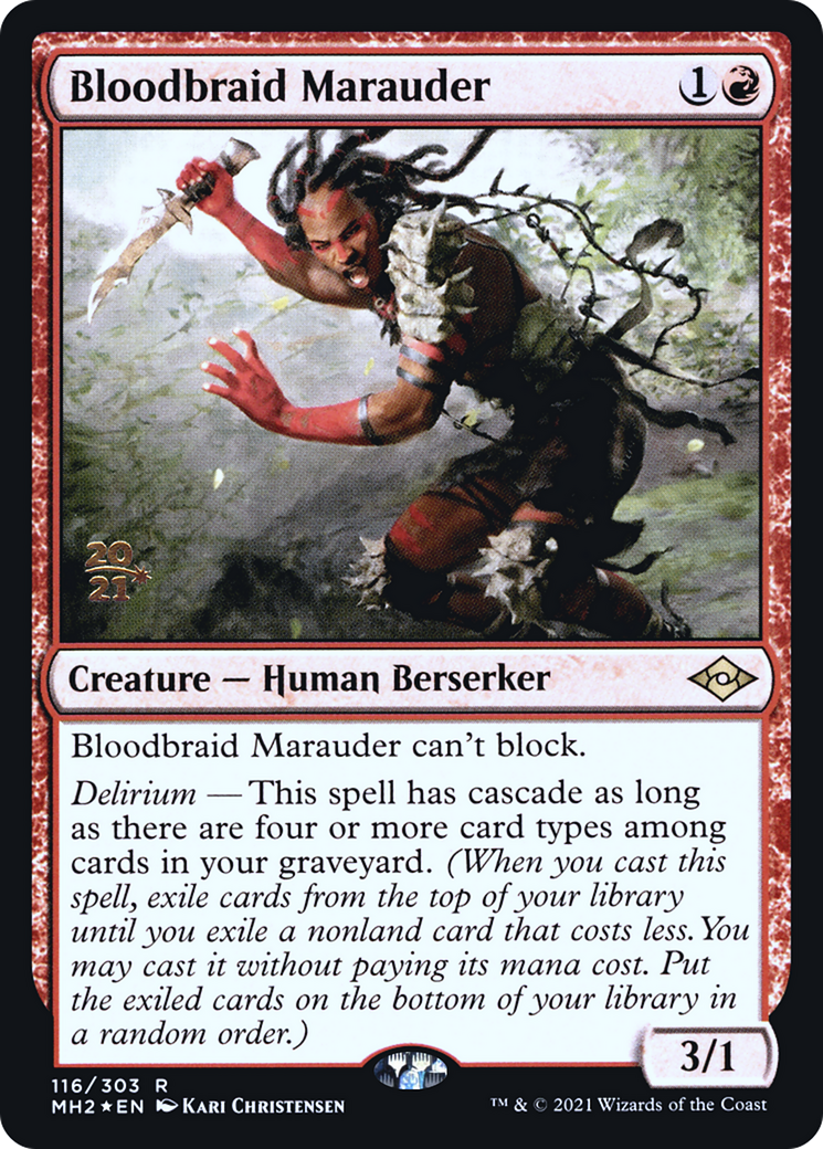 Bloodbraid Marauder (PRE-116S) (Foil)