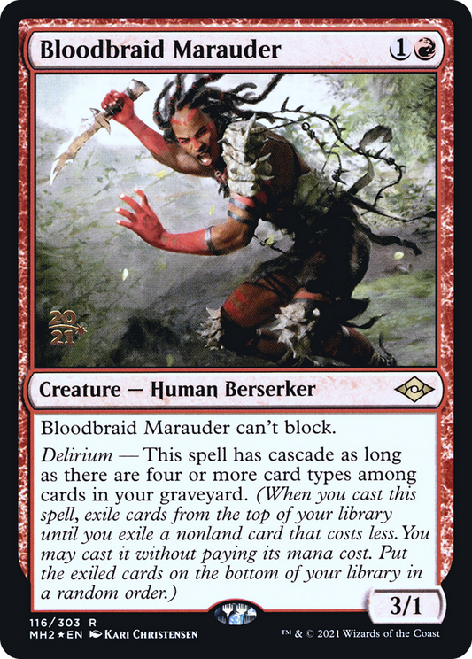 Bloodbraid Marauder (PRE-116S) (Foil)
