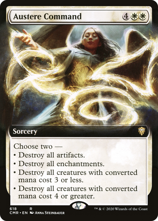 Austere Command (CMR-618) (Extended Art) (Foil)
