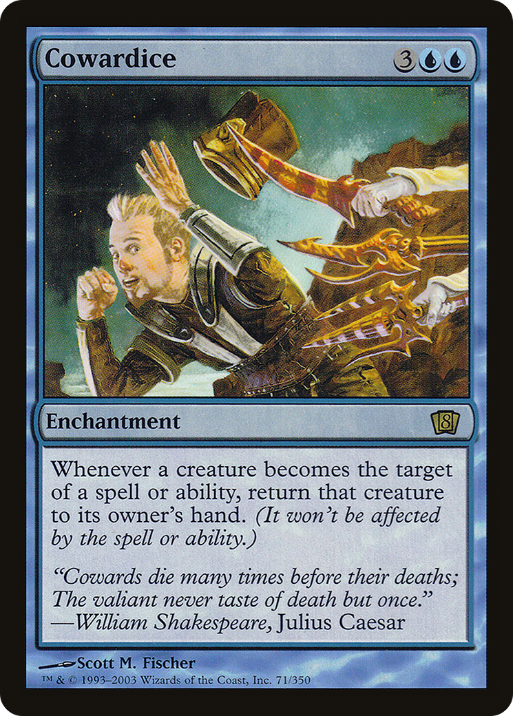 Cowardice (8ED-071★) (Foil)