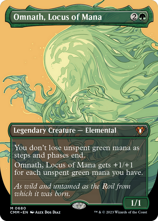 Omnath, Locus of Mana (CMM-680) (Borderless) (Foil)
