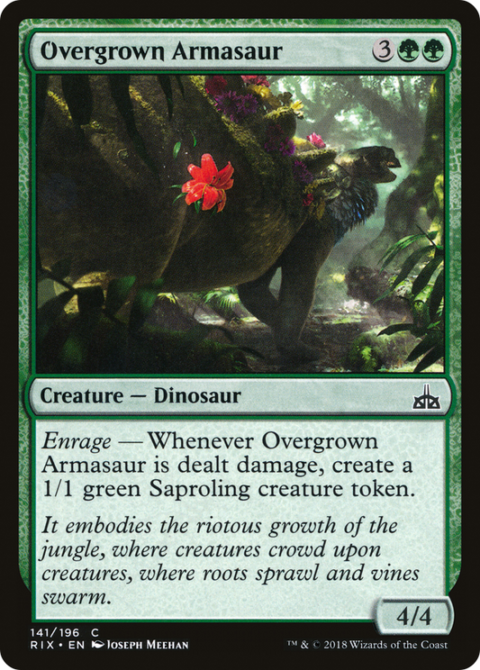 Overgrown Armasaur (RIX-141) (Foil)