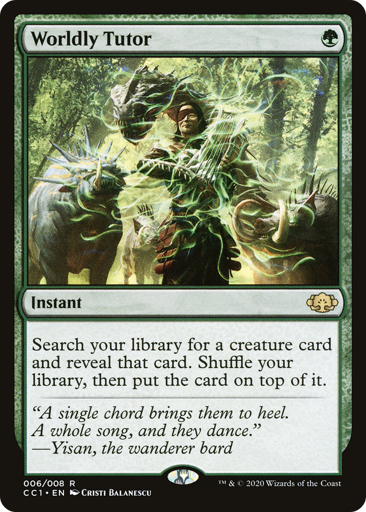 Worldly Tutor (CC1-006) (Foil)