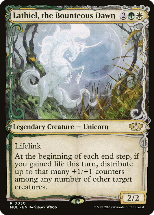 Lathiel, the Bounteous Dawn (MUL-050) (Showcase) (Foil)