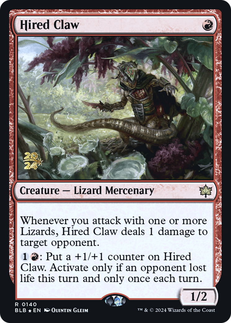 Hired Claw (PRE-140S) (Foil)