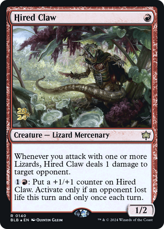 Hired Claw (PRE-140S) (Foil)
