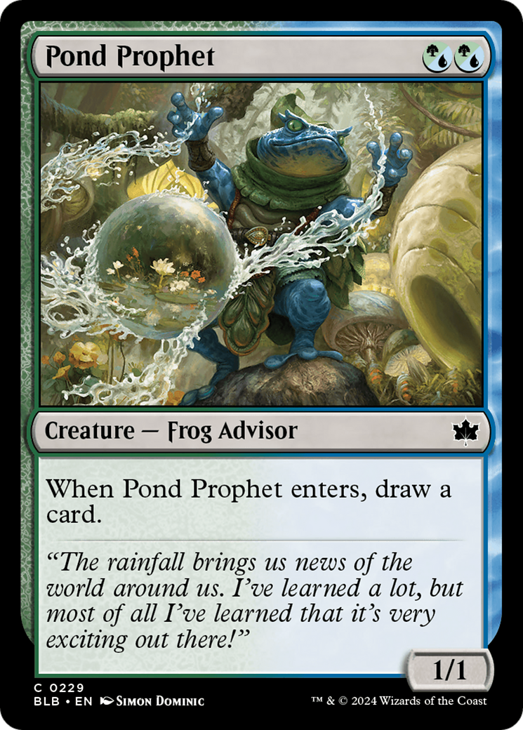 Pond Prophet (BLB-229) (Foil)