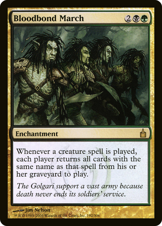 Bloodbond March (RAV-192)