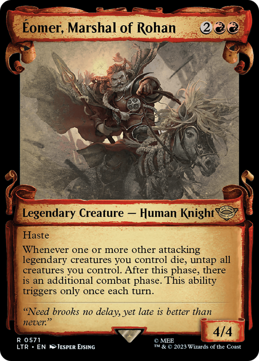 Éomer, Marshal of Rohan (LTR-571) (Showcase) (Scroll)