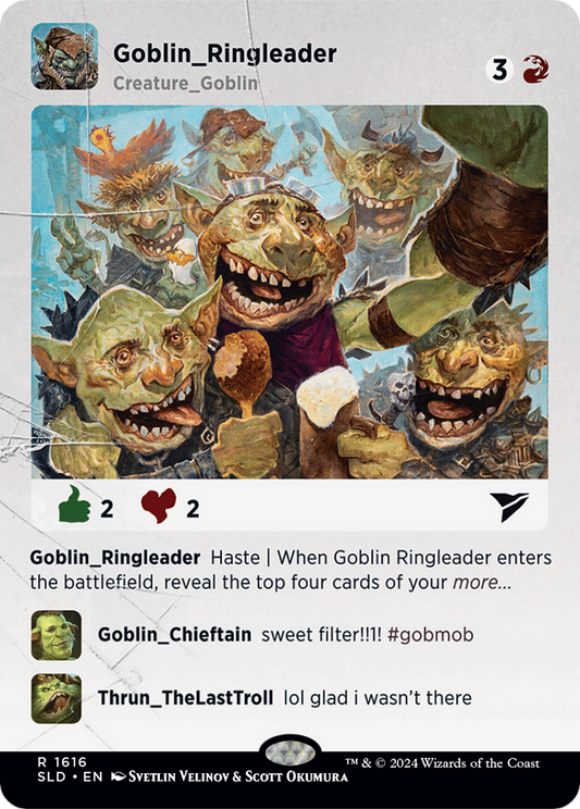 Goblin Ringleader (SLD-1616) (Borderless)
