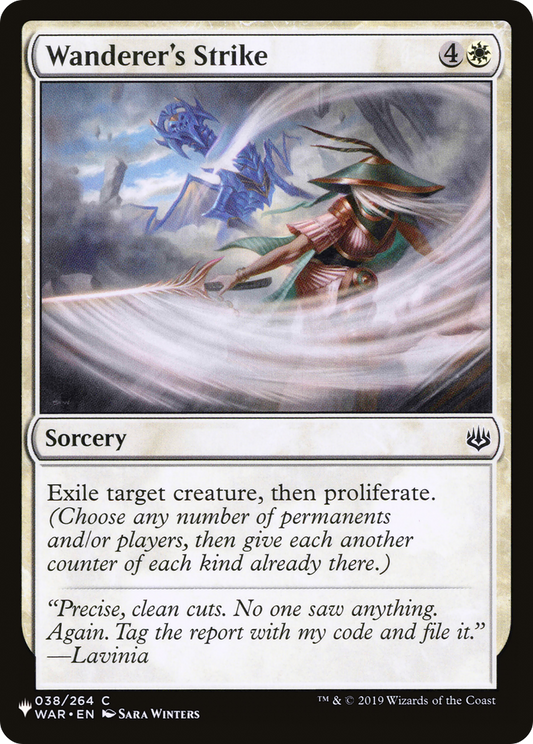 Wanderer's Strike (LIST-WAR-38)