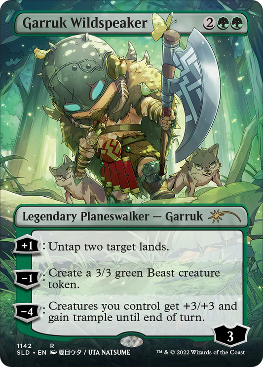 Garruk Wildspeaker (SLD-1142) (Borderless) (Foil)
