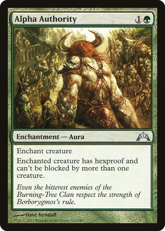 Alpha Authority (GTC-114)