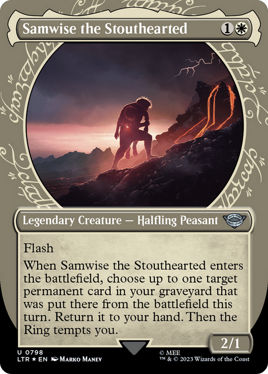 Samwise the Stouthearted (LTR-798) (Showcase) (Borderless) (Surge Foil)