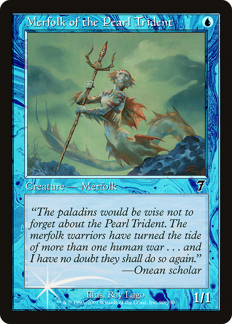 Merfolk of the Pearl Trident (7ED-90★) (Foil)