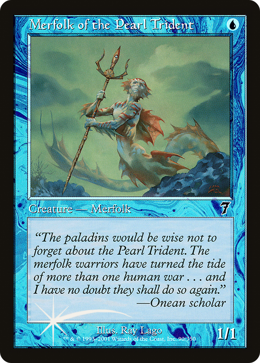 Merfolk of the Pearl Trident (7ED-90★) (Foil)