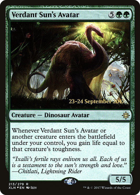 Verdant Sun's Avatar (PRE-213S) (Foil)