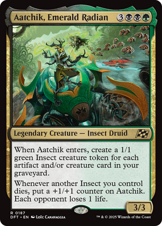 Aatchik, Emerald Radian (DFT-187) (Foil)