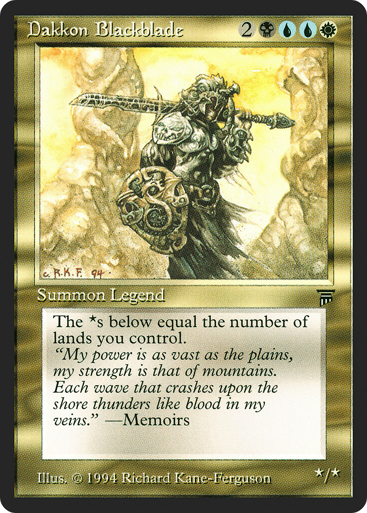Dakkon Blackblade (LEG-225)