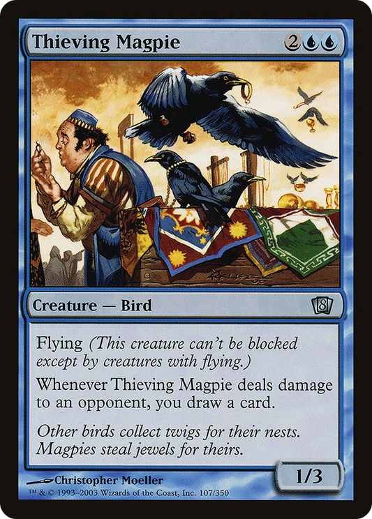 Thieving Magpie (8ED-107★) (Foil)