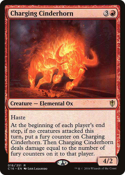 Charging Cinderhorn (C16-016)
