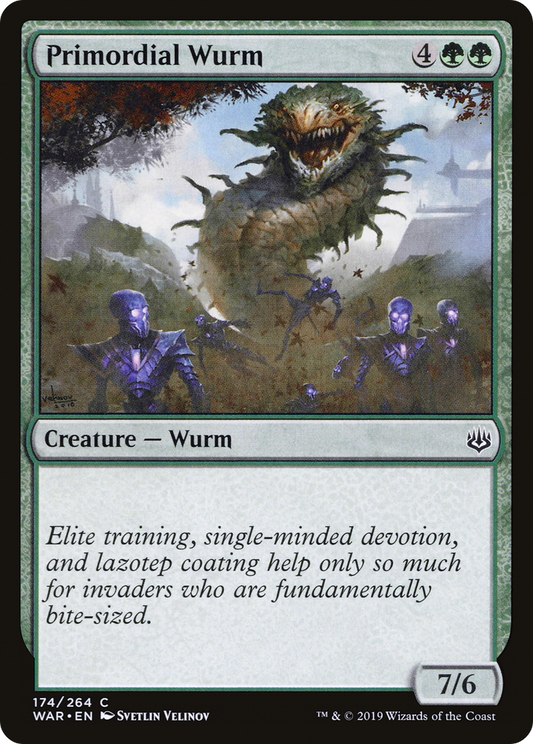 Primordial Wurm (WAR-174) (Foil)